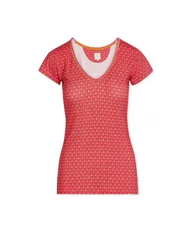 Pip Studio Toy Short Sleeve Rococo Red S