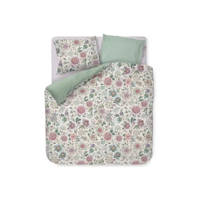 Pip Studio Housse de couette Viva Las Flores Blanc 240x200/220 cm Pip Studio Housse de couette Viva Las Flores Blanc 240x200/220 cm