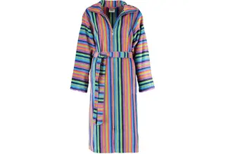 Cawö Dames Badjas met Rits 1456 Multi 40
