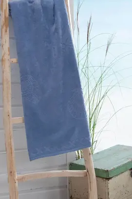 Seahorse Strandlaken Shells Jeans 100x200