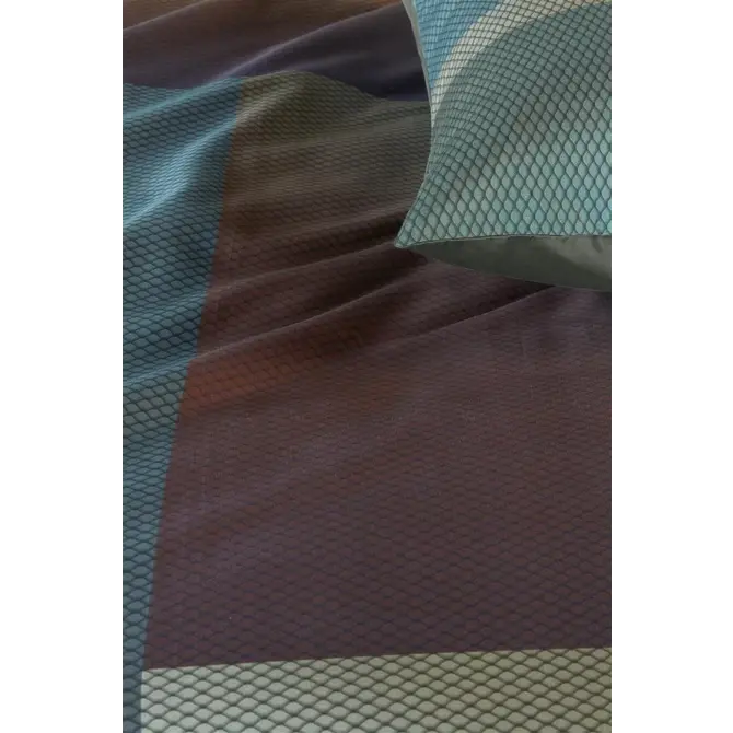 Kardol by Beddinghouse Housse de couette Sloane Square Vert olive 140x200/220 cm