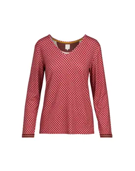 Pip Studio Trice Long Sleeve Suki Dark Pink L