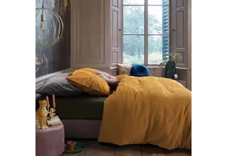 At Home by BeddingHouse Housse de couette Relax - Ochre 200 x 200/220 cm