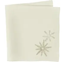 Serviette de table en lin Sander Crystal 45x45 Offwhite