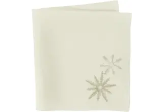 Serviette de table en lin Sander Crystal 45x45 Offwhite