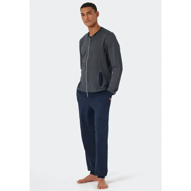 Schiesser House costume bleu foncé 178040 56/XXL