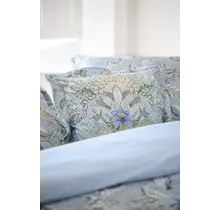 Pip Studio Saluti Grandi Coussin carré - Bleu clair 45x45 cm