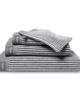 Vandyck Home Petit Ligne Mole Grey Handdoek 60X110