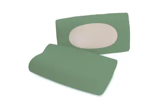 Schlafgut Pure flexible Kussensloop S-XL 665 Green Mid