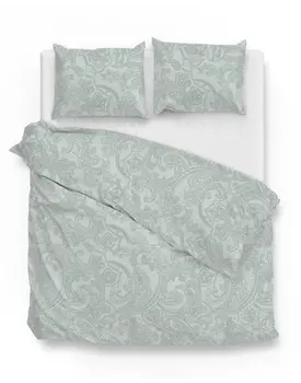 Zo! Home Paisley di Lino Dekbedovertrek 240x200/220 Mint Green