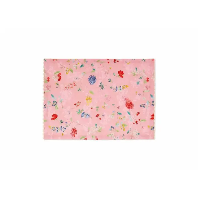 Pip Studio torchon Colibris Rose 50x70cm