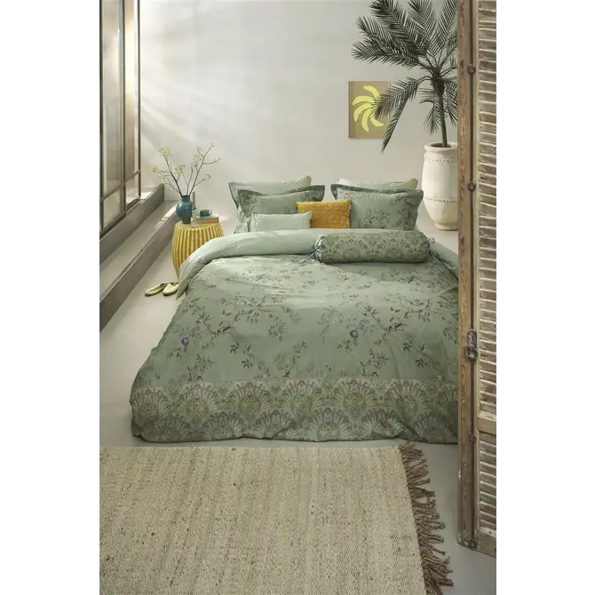 Pip Studio - Housse de couette Amor De Dios Green 240x200/220 cm