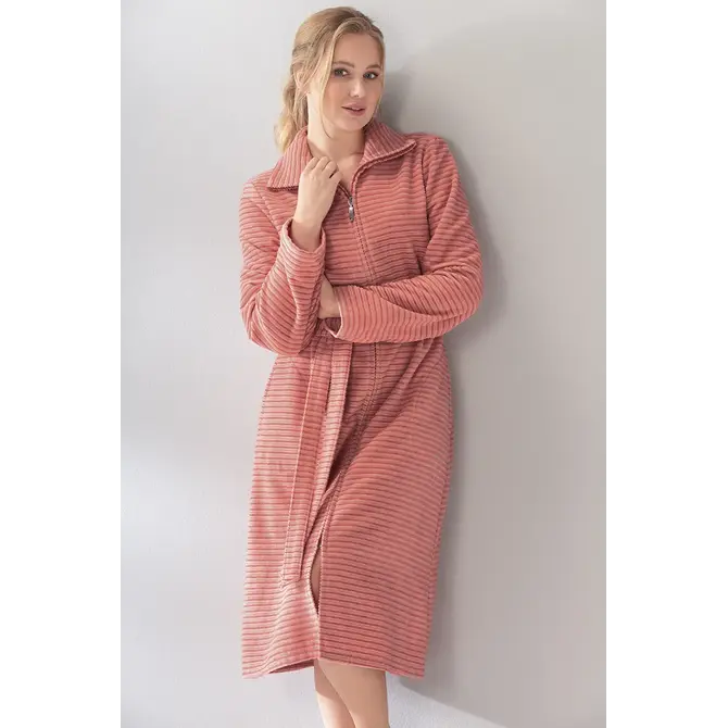 Cawö Peignoir avec fermeture éclair 5317 coralle 40 Cawö Peignoir avec fermeture éclair 5317 coralle 40