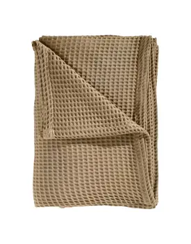 Heckett & Lane Wafel Plaid 240x260 Pale Khaki