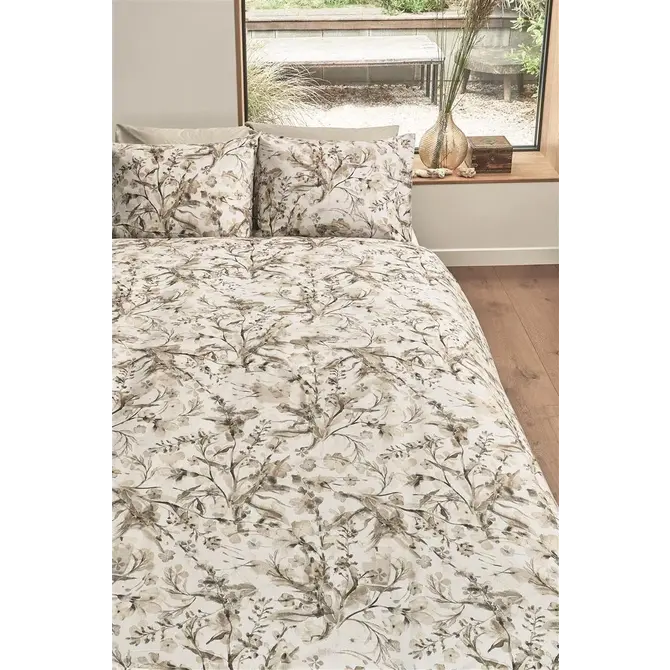 Riviera Maison Kussensloop Blushing Blooms  Zand 60x70 cm