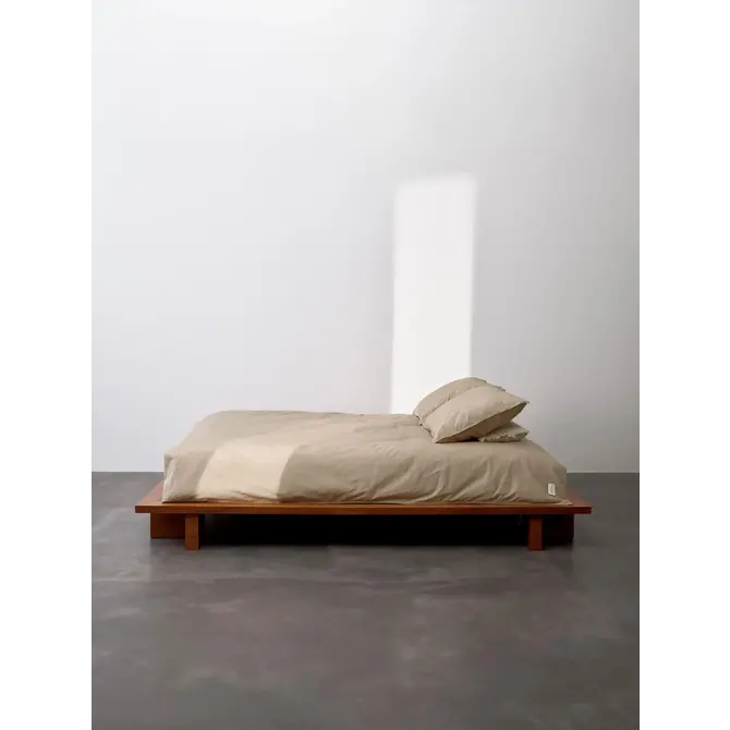 Marc O'Polo Housse de couette Tove Sable foncé 140x200/220