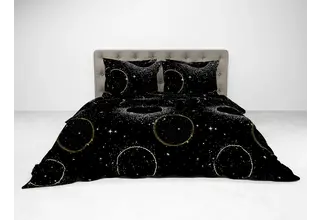 Heckett & Lane Cayla Dekbedovertrek 240x200/220 Night Black