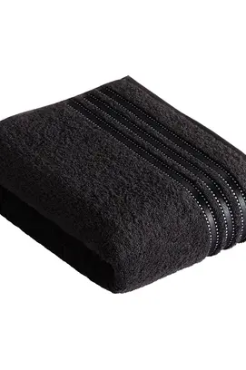 Vossen Handdoek Cult de Luxe 7900 Zwart 60x110