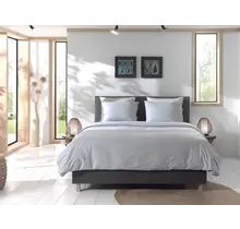 Jaune Chambray Housse de couette 200x200/220 Providence Blue