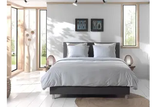 Yellow Chambray Dekbedovertrek 200x200/220 Providence Blue