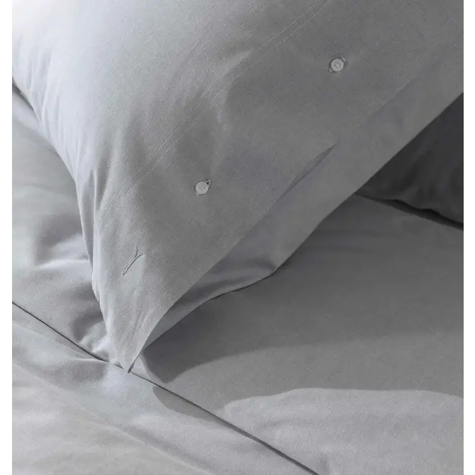 Jaune Chambray Housse de couette 200x200/220 Providence Blue