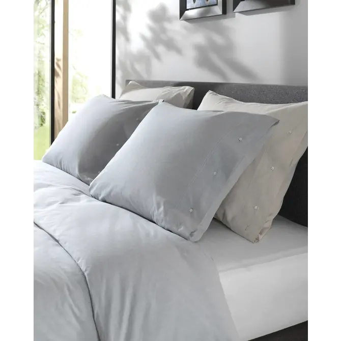 Jaune Chambray Housse de couette 200x200/220 Providence Blue