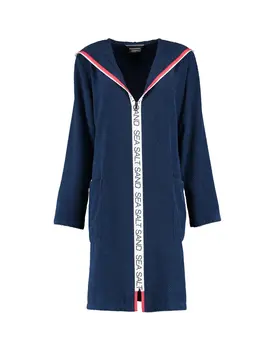 Cawö Dames Badjas 3101 Navy  XS