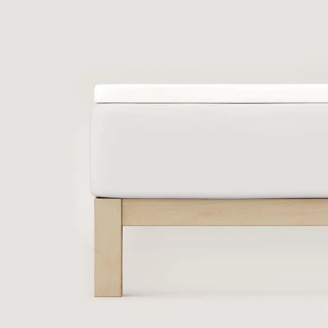 Schlafgut Pure Split-Topper Fitted Sheet XL - 180x200 - 200x220 101 Full-White