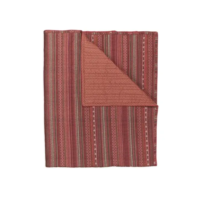 Pip Studio Ribbon Quilt 180x260 cm Rood