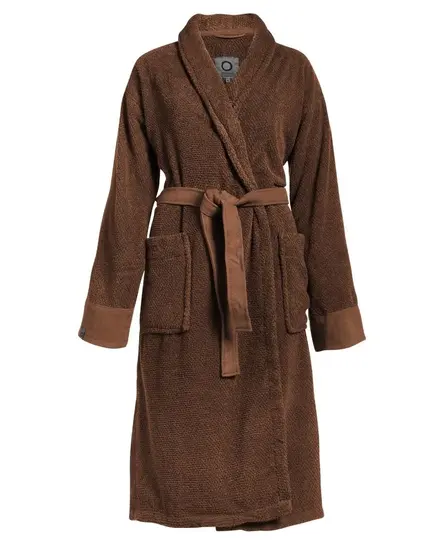 Essenza Connect Organic Uni bathrobe S Leather brown