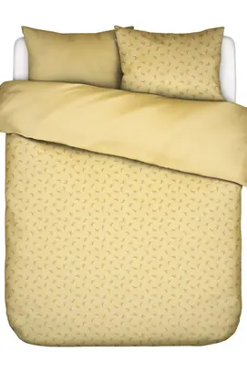 Covers & Co Lily melody Dekbedovertrek Lemon yellow 240x200/220