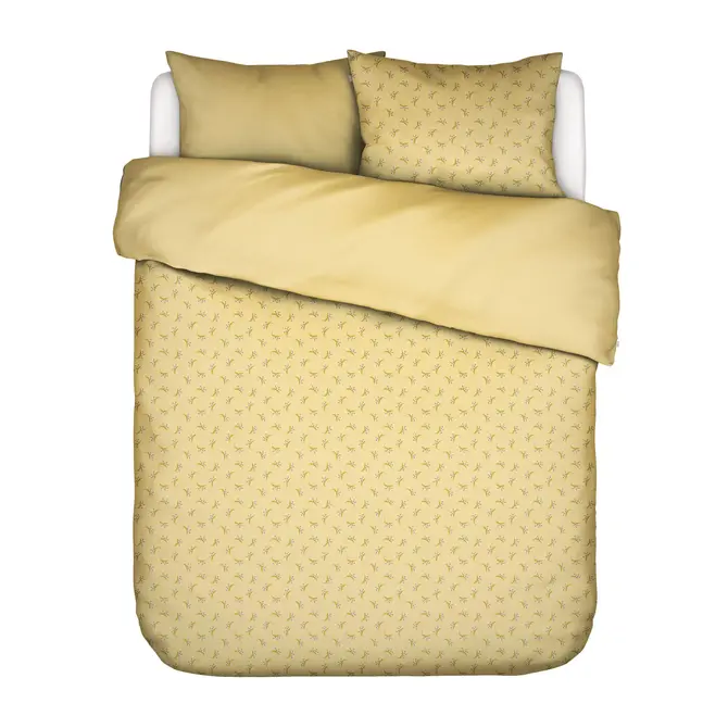 Covers & Co Lily melody Dekbedovertrek Lemon yellow 240x200/220