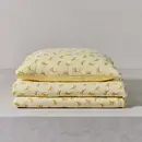 Essenza Covers & Co Lily melody Dekbedovertrek Lemon yellow 240x200/220