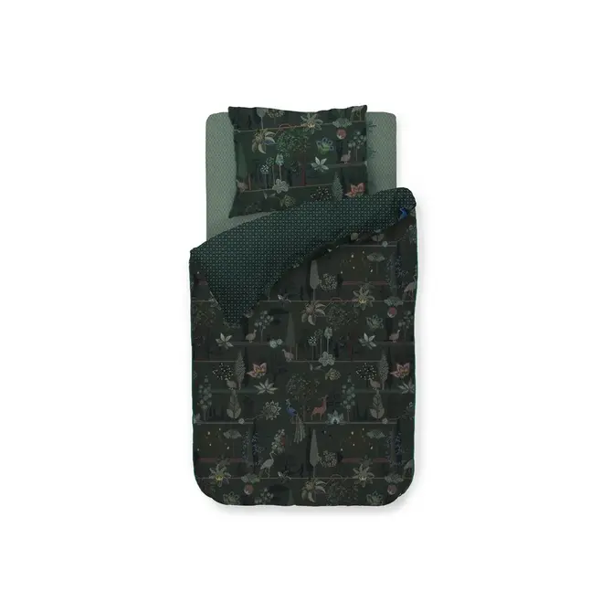 Pip Studio Alberi Housse de couette Dark Green 240x200/220 cm Pip Studio Alberi Housse de couette Dark Green 240x200/220 cm