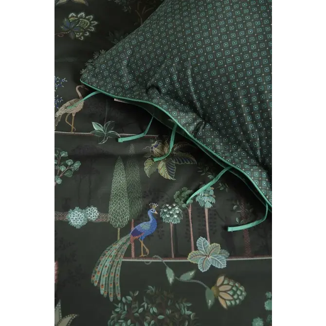 Pip Studio Alberi Dekbedovertrek  Donkergroen 240x200/220 cm