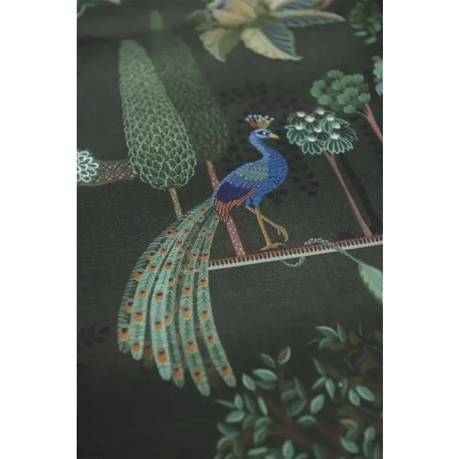 Pip Studio Alberi Dekbedovertrek  Donkergroen 240x200/220 cm