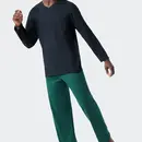 Schiesser Schiesser Pyjama long vert foncé 178096 50/M