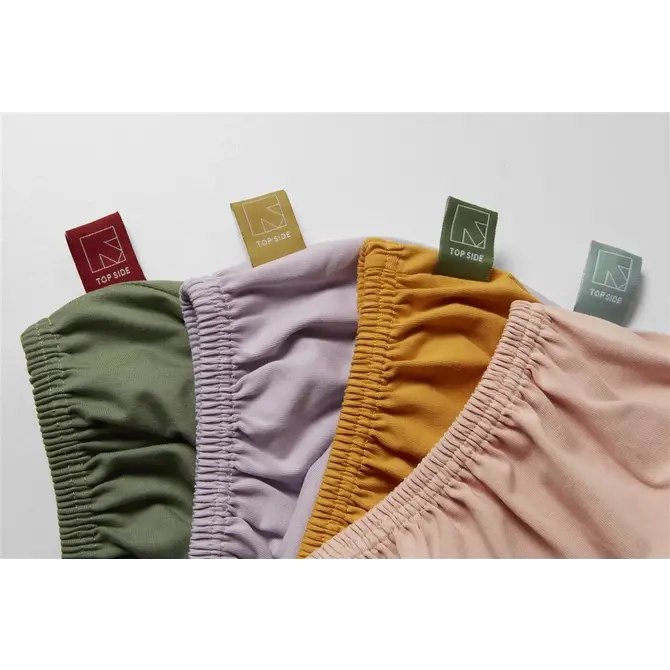 Beddinghouse Dutch Design Organic Lycra Hoeslaken - Sand 200x200/220 cm Hoekhoogte: 40 cm