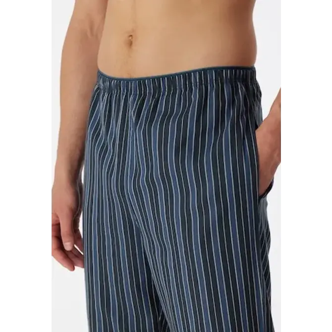 Schiesser Pyjama Long marine 180273 56/XXL