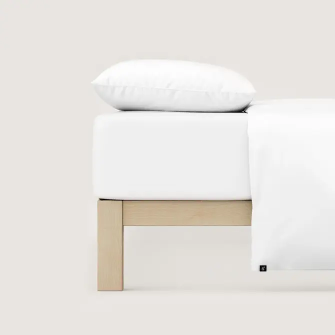 Schlafgut Pure Jersey Hoeslaken L - 140x200 - 160x220 101 Full-White