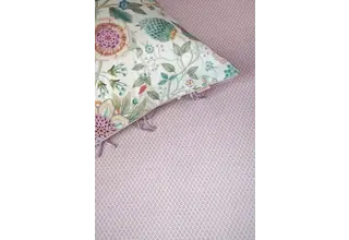 Drap-housse Pip Studio Thousand Leaves Lilas 90x200 cm Hauteur d'angle 25 cm