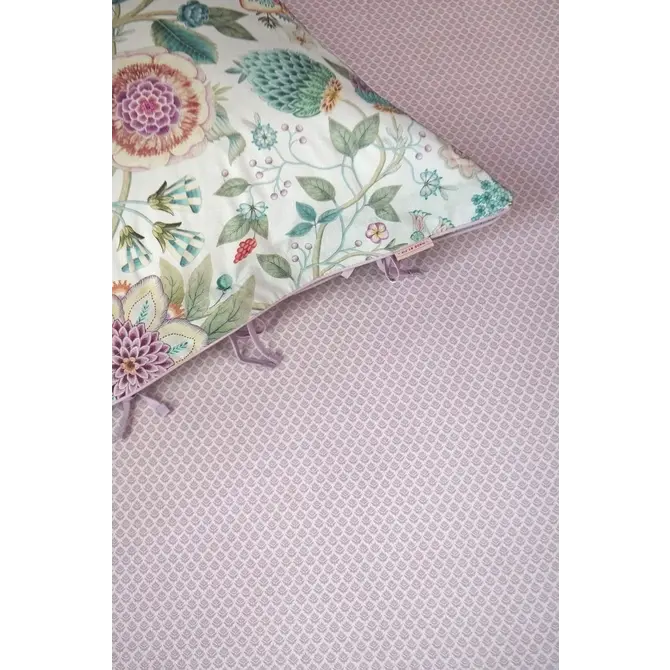 Drap-housse Pip Studio Thousand Leaves Lilas 90x200 cm Hauteur d'angle 25 cm