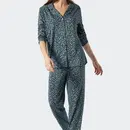 Schiesser Schiesser Pyjama long 178056 bleu foncé 46/3XL