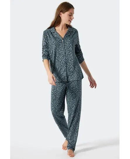 Schiesser Pyjama Long 178056 dark blue 46/3XL