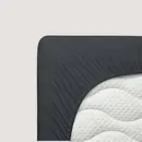 Schlafgut Schlafgut Pure Split-Topper Fitted Sheet XL - 180x200 - 200x220 556 Grey Deep