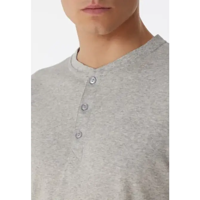 Schiesser Pyjama Long gris mélangé 180269 48/S