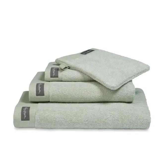 Vandyck Home Gant de toilette Mouline Smoke Green 16x22