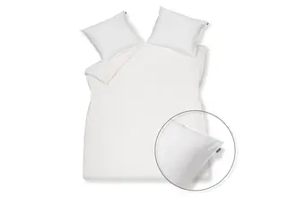 Vandyck Pure 24 Seerzuck. Dekbedovertrek Offwhite Lits-jumeaux (240x200/220)