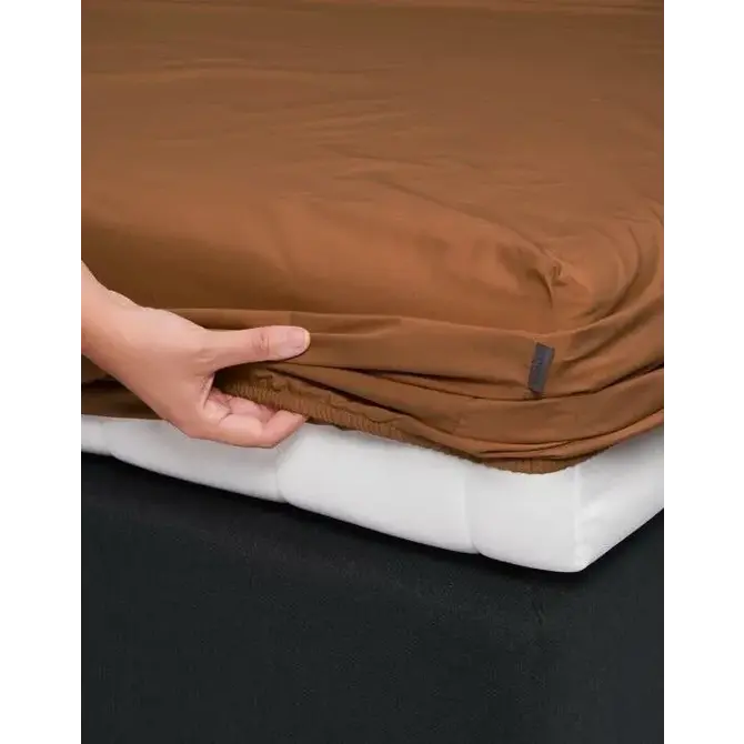 Essenza Minte hoeslaken 90x210 Leather brown