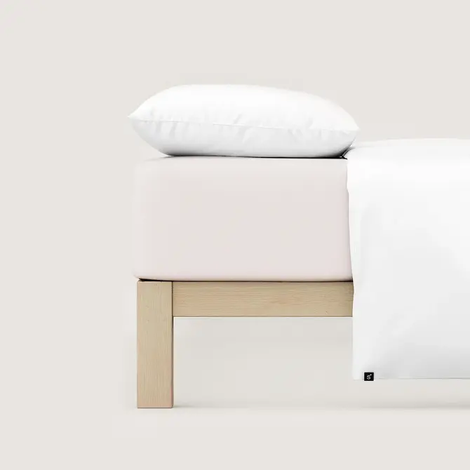 Schlafgut Drap-housse en jersey pur S - 90x190 - 100x220 744 Sand Light